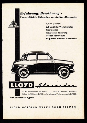3w8975 reklame von 1958 - reklame,