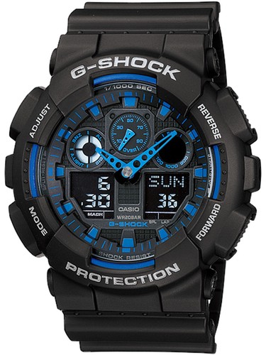 Casio 100 1a2er herrenuhr - casio, ga-100-1a2er