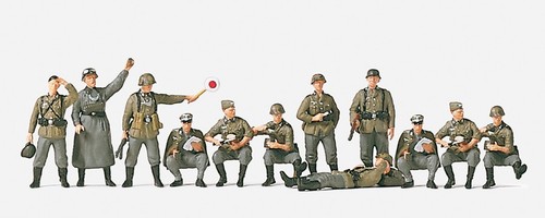 Preiser military figuren 87 - figuren, 1:87