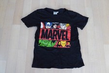 1 Kinder Kurzarm-Shirt - Gr. 134 / 140  - Marvel Avengers