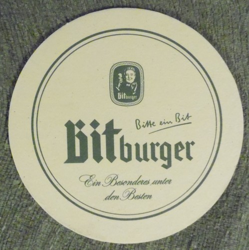 Bierdeckel bitburger neu - -,