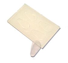 2 Paar (4 Stück) transparente Nasenpads für Kunststoff Brillen - selbstklebend