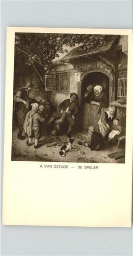 Adriaen van ostade speler - adriaen,