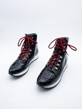 högl Damen Ankle Boots Stiefelette Stiefel Leder schwarz Gr 43 EU Art 33989-98