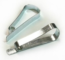 2 x HOSENKLAMMER METALL