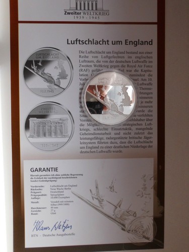 Münze medaille luftschlacht - münze,