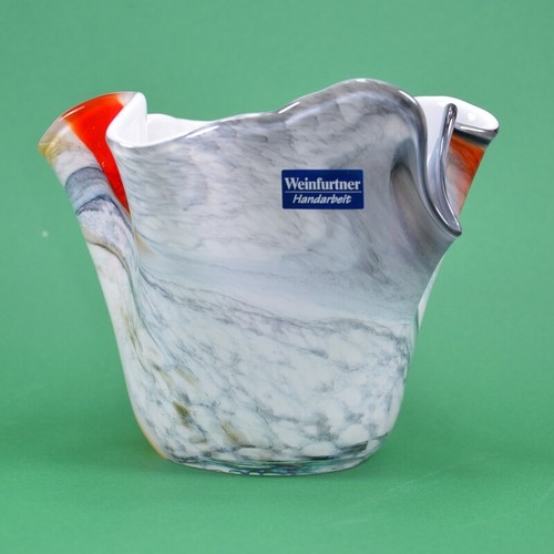 Fächerschale opal mit buntem - fächerschale,