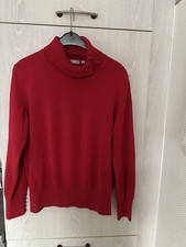 Rabe Damen Rollkragen Pullover Gr. 44, rot