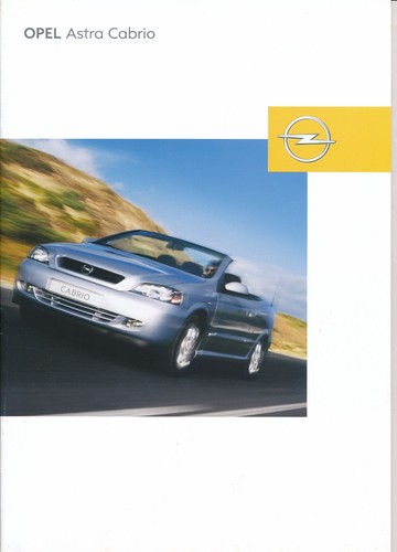 Opel astra cabrio prospekt - astra,