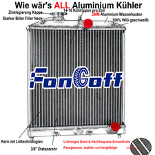 Aluminium Radiator For 92-00