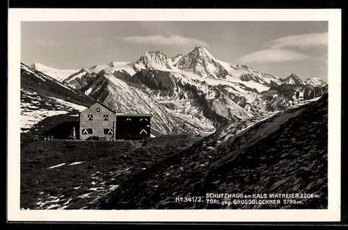 Ansichtskarte schutzhaus - ansichtskarte,