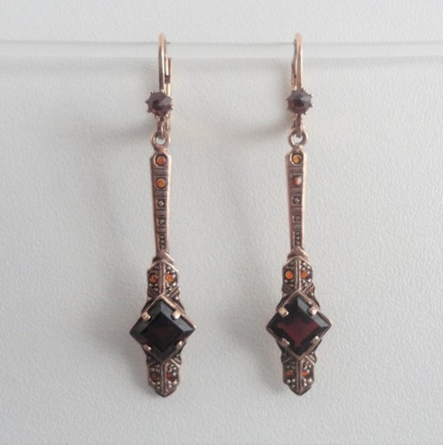 Granatschmuck granat ohrringe - granat,