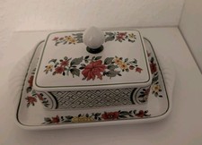Villeroy & Boch SUMMERDAY Germany-  Butterdose, 2 Teile, Porzellan, Gut erhalten