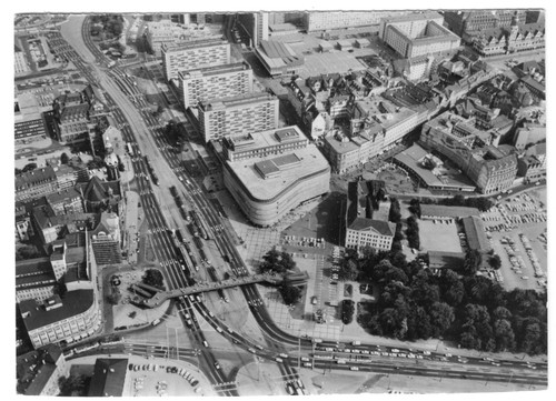 Leipzig luftbildansicht - ak,,