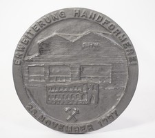 SHW Eisen Kunst Guss Plakette