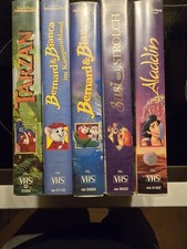 5 VHS Walt Disney Meisterwerke