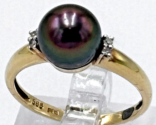 Eleganter goldring 14k 585 - goldring, 14k/0,585