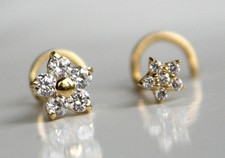 750 Echt Gold  🌸 Moissanit