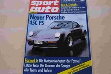 1) Sport Auto 04/1988 - Porsche 911 Turbo Wallner  - Honda CRX 1.6i-16 mit 130P