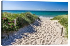 Leinwandbild ostseestrand - leinwandbild,