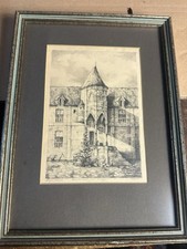 Orig. Radierung Mit Rahmen