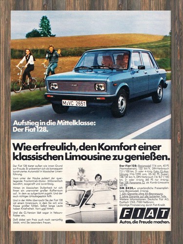 Fiat 128 reklame - fiat,
