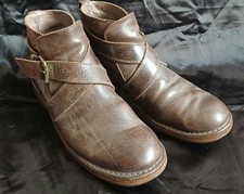 MOMA Herren Stiefeletten, Leder, Braun - Boots - Gr 42 - Top Zustand! 