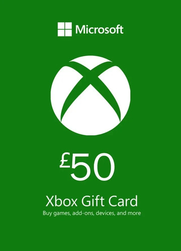 Xbox geschenkkarte - 50£,