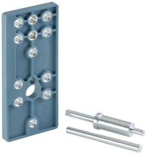 Bohrschablone Bohrlehre Tür Rosetten Drücker BAD BB WC PZ Universalbohrlehre