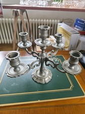 Kerzenhalter aus Zinn mit 5