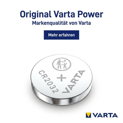 20x varta knopfzelle cr2032 - varta,