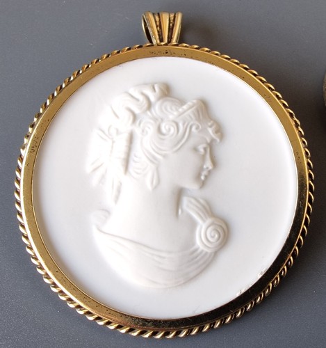 Meissen brosche anhänger - brosche,