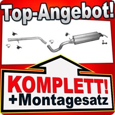 Auspuff für AUDI A3 (8L1) 1.9 TDI Turbo Diesel Auspuffanlage