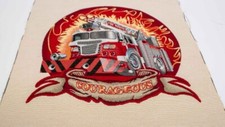 USA Feuerwehr Gobelin Stoff