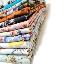 Blumen Krepp Chiffon Material