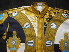 VERSACE SEIDENHEMD+SILK SHIRT+HEMD SEIDE+GR.50- L+9,8/10