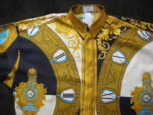 Versace seidenhemd silk - versace, seidenhemd+silk