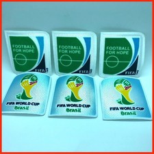6 AUFNÄHER AUFBÜGLER ABZEICHEN BRASILIEN FUßBALL PATCH WM FIFA WORLD CUP 2014