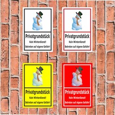 Schild - Privatgrundstück -