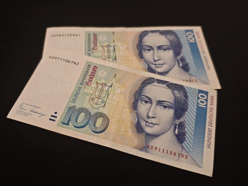 100 deutsche mark banknoten - deutsche,