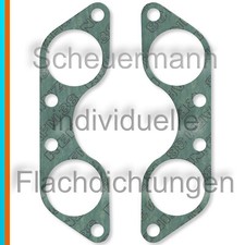 2x Dichtung Ansaugkrümmer Porsche 914, VW T1,T2,T3 Käfer Typ 4 Motor verstärkt