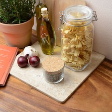 Servierplatte marmor creme - marmor,
