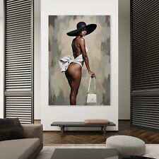 Elegante schwarze Frau Kunst