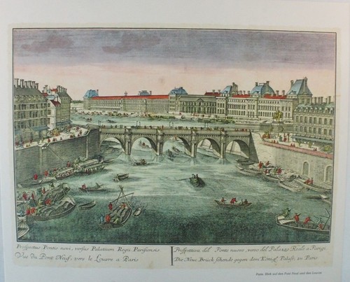 Kunstdruck paris seine pont - kunstdruck,