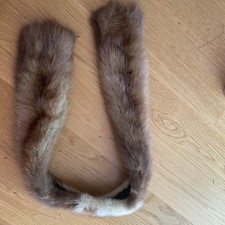 Pelzkragen, 110 cm, Hase?, Nerz?, antik