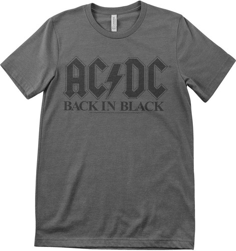 Back black t shirt - ac/dc, in