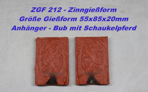 Zinngießform anhänger - zinngießform,