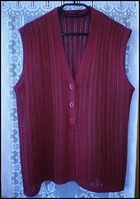 Damen Pullunder Strick Weste