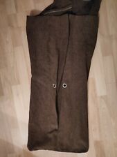 Stuhlhussen Bezüge aus robustem Material für 4 Stühle braun