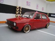 1:18 VW Golf 1 Tiefer Tuning mit 15 Zoll BBS Echt Alu Felgen